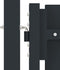 vidaXL - Poort - dubbel - 306x150 - cm - staal - antraciet