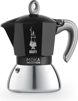 Bialetti Moka Induction - Percolator - Geschikt voor inductie - Zwart (4 kops)