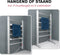 Dirt Devil Elektrische Handdoekradiator - Handdoekrek Badkamer - Wanddroogrek of als Handdoekenrek Vrijstaand - Verwarmd Droogrek IP22 Drupdicht - Wasdroogrek 6 Stangen - Wasrek - Aluminium