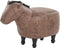 HORSE - Hocker - Bruin - Kunstleer