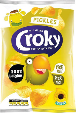 CROKY CHIPS PICKLES 100GR