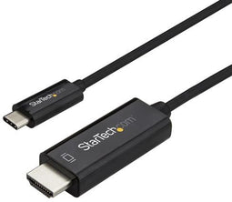 Startech.com CDP2HD1MBNL - USB C naar HDMI kabel - 4K 60Hz - Zwart