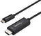 Startech.com CDP2HD1MBNL - USB C naar HDMI kabel - 4K 60Hz - Zwart