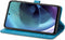 iMoshion Hoesje Geschikt voor Motorola Moto G51 Hoesje Met Pasjeshouder - iMoshion Mandala Bookcase - Turquoise