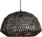 WOOOD Exclusive Kace Hanglamp - Jute - Zwart - 26x45x45