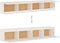vidaXL - Wandkasten - 2 - st - 100x30x35 - cm - massief - grenenhout - wit