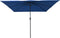 vidaXL - Vierkante - Tuin - Parasol - 295x245 - cm - Azuurblauw
