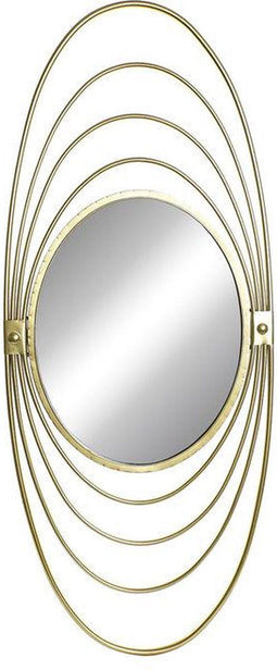 Wandspiegel DKD Home Decor Metaal Kristal Gouden (41 x 2 x 98 cm)