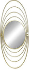 Wandspiegel DKD Home Decor Metaal Kristal Gouden (41 x 2 x 98 cm)