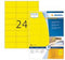 Herma printeretiketten Labels yellow 70x37 SuperPrint 2400 pcs.