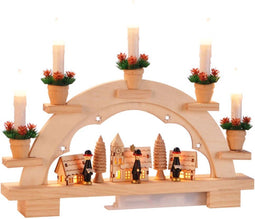 HI - Kerstboog - met - verlichting