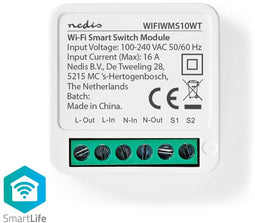 Nedis SmartLife inbouwmodule Schakelaar - Wi-Fi - 3680W