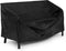 LIFA GARDEN - Stalen Tuinbank - Slijtvast - 2 Persoons - 125 x 53 x 77 cm - Zwart
