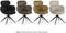 MX Sofa - Porta – Eetkamerstoelen – Antraciet – Set van 2