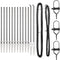 vidaXL - Hekpalen - met - Punt - 13 - stuks - Ø32 - mm - 160 - cm - Gegalvaniseerd - Staal
