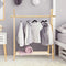 H&S Kledingrek - voor kinderen - hout - 80 x 100 cm - kapstok