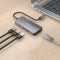 Aisens ASUC-6P019-GR - USB 3.2 Gen 1 Type-C Hub - 100W Power Delivery - Grijs