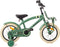 AMIGO 2Cool Jongensfiets 14 Inch - Kinderfiets voor 3 tot 5 Jaar - 95-110 cm - Groen - met Zijwieltjes