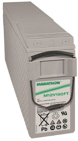 Exide Marathon M12V190FT loodbatterij met M6-schroefaansluiting 12V, 190000mAh