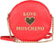 Love Moschino - Borsa Pu - Ronde tas met hart en merknaam - Rood