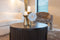 Richmond Fauteuil Charmaine Taupe Chenille
