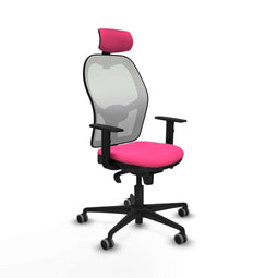 Jorquera Piqueras y Crespo 1D036G2 - Bureaustoel met hoofdsteun - Verstelbare hoogte - Roze
