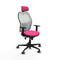 Jorquera Piqueras y Crespo 1D036G2 - Bureaustoel met hoofdsteun - Verstelbare hoogte - Roze