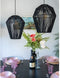 Light & Living Hanglamp Deya - Zwart - Ø30cm - Modern - Hanglampen Eetkamer, Slaapkamer, Woonkamer