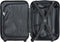 Ceruzo Handbagage Koffer - Trolley - 28L- 51.5 cm - Zilver Grijs - Spinnerwielen 360° - Cijferslot