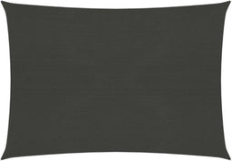 vidaXL - Zonnezeil - 160 - g/m² - 6x7 - m - HDPE - antracietkleurig