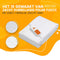 Cresta Care KTS110 Warmtedeken 1 persoons met 180 minuten timer en machine wasbaar cosy fleece 150x80 cm