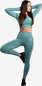FORZA Sportswear - Seamless Crop Top - Ademend - Magic Mint - L
