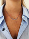 Tommy Hilfiger TJ2780055 - Dames Ketting - Zilverkleurig met kristal