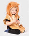 Den Goda Fen Verkleedkledij Leeuw - Mini cape met capuchon - 86-110cm - 1-4 jaar - Bruin