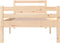 vidaXL - Bedframe - massief - hout - 90x200 - cm