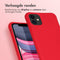 iMoshion Hoesje Geschikt voor iPhone 11 Hoesje Met Koord - iMoshion Color Backcover met afneembaar koord - Rood