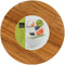 Secret de Gourmet Hapjes serveer draaiplateau - Bamboe - D35 cm