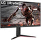 LG UltraGear 32GN650 - Gaming Monitor - 2560x1440 165Hz VA - Rood Zwart