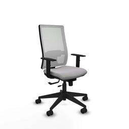 Piqueras y Crespo 1D066N0 - Bureaustoel - Verstelbare hoogte met armleuning - Lichtgrijs