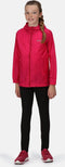 Regatta - Kids Pack It III Opvouwbaar Kinder Regenjack - Donker Roze - Maat 152