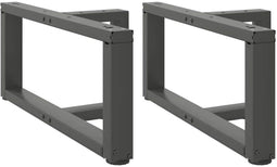 vidaXL - Salontafelpoten - 2 - st - T-vormig - 70x25x(30-31) - cm - staal - antraciet