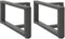 vidaXL - Salontafelpoten - 2 - st - T-vormig - 70x25x(30-31) - cm - staal - antraciet