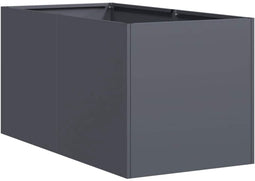 vidaXL - Plantenbak - 40x80x40 - cm - koudgewalst - staal - antracietkleurig