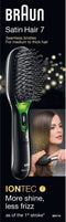 Braun Satin Hair 7 Brush BR710E Haarborstel - IONTEC technologie tegen pluis - Zwart