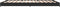 vidaXL - Bedframe - LED - bewerkt - hout - metaal - zwart - 140x190 - cm