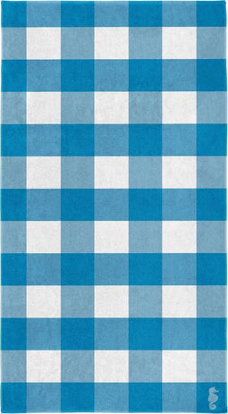 Seahorse Playa - Strandlaken - Blauw - 100 x 180