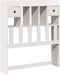 vidaXL - Hoofdbord - met - opbergruimte - 90 - cm - massief - grenenhout - wit