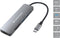 Conceptronic DONN11G - USB Hub - 4K Ultra HD - Grijs