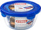 Hermetische Lunchtrommel Pyrex Cook&go 20 x 20 x 10,3 cm Blauw 1,6 L Glas (6 Stuks)