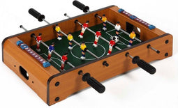 Mini tafelvoetbal spel voor op de eettafel 51 x 31 cm - Kinderspellen - Voetballen - spellen